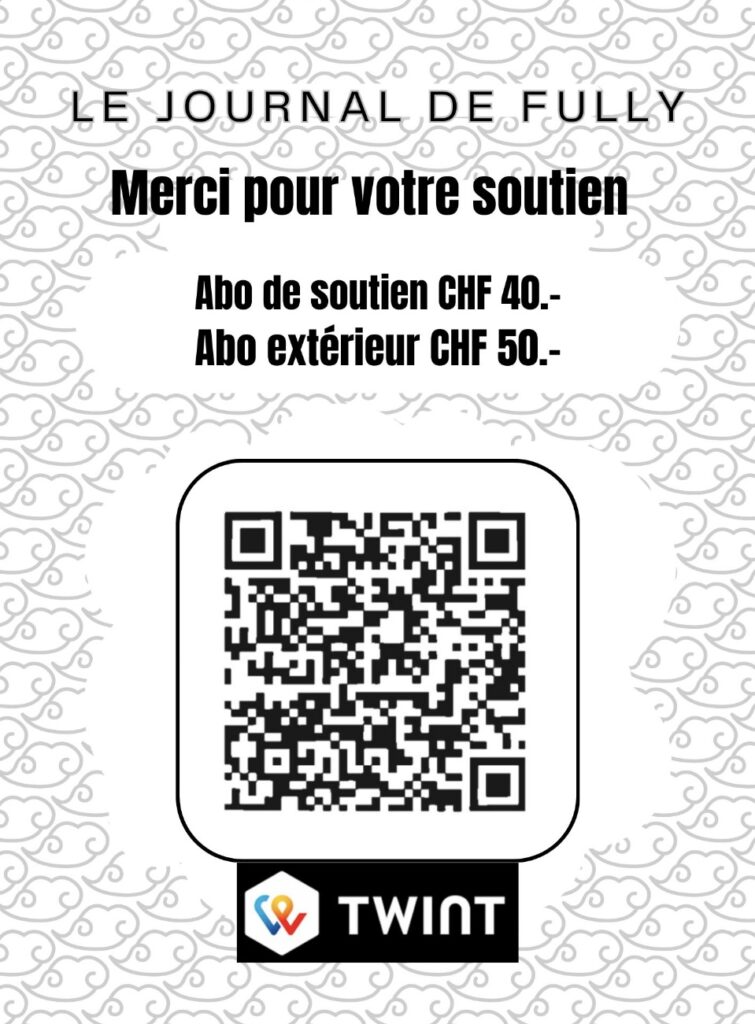 QR code pour soutenir le Journal de Fully