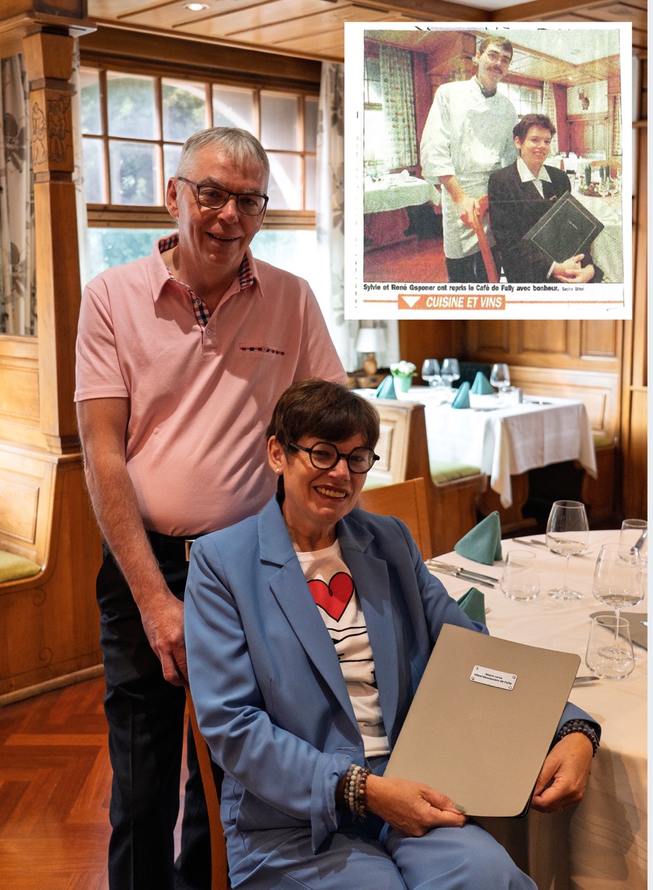 33 ans de saveurs et d’hospitalité: une aventure pleine de cœur. L’Hôtel Restaurant de Fully, tenu par Sylvie et René Gsponer