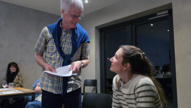 Passation de la Présidence des Trotteurs de Fully entre Manu Bender et Mirca Sigrist-Carron.